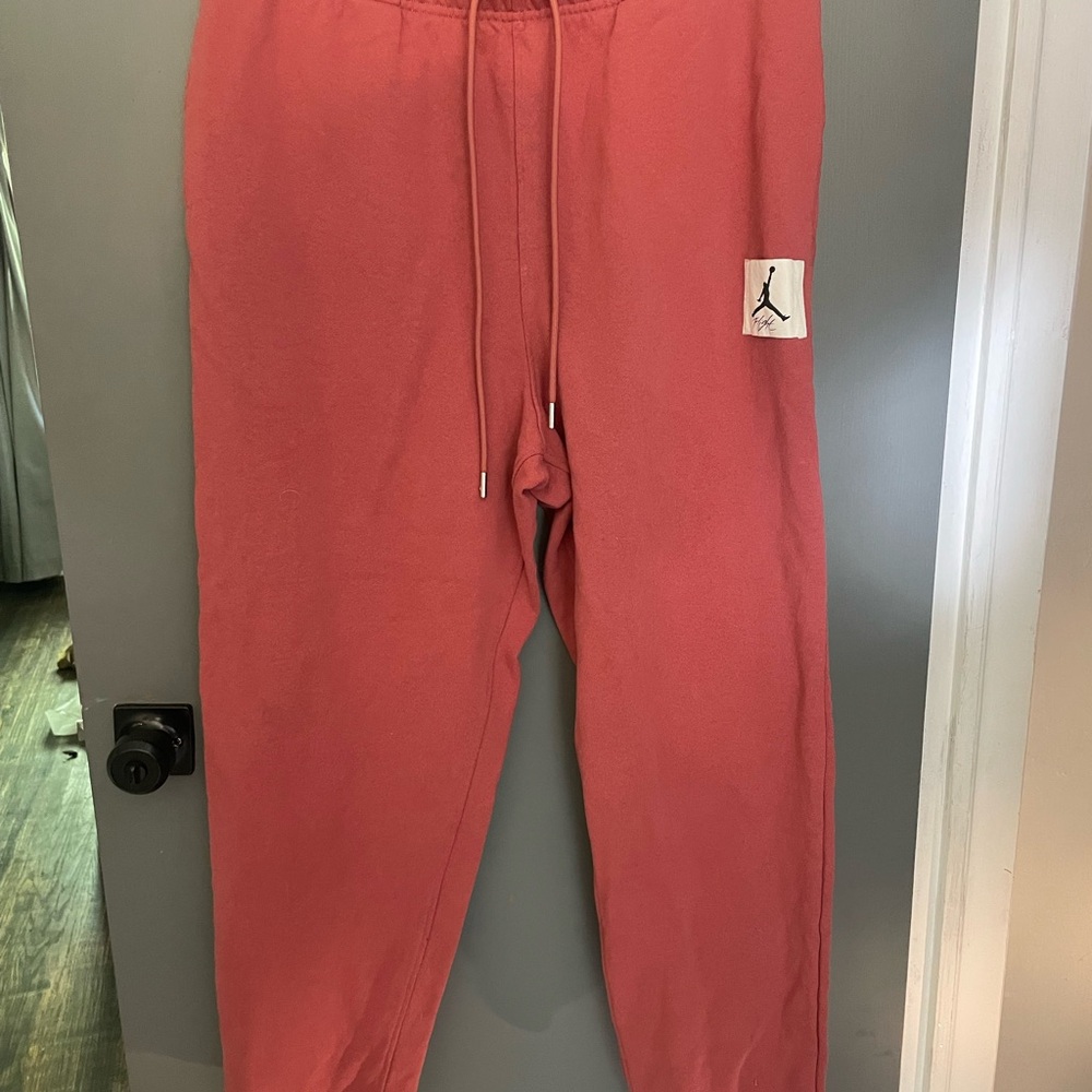 Men’s Red Jordan Flight Jogger Pants